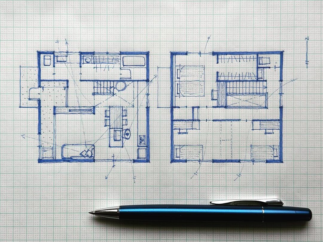手書きの間取り図2